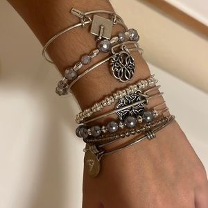 7 Alex and Ani Bracelets